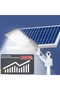 LED Solar Lamp, Rectangular Model, 1000 W, Bibilel, Cool, Gray - 5