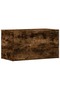 Storage Chest Smoked Oak 84x42x46 cm Engineered Wood - 5