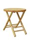 Folding Garden Table Ø45x45 cm Bamboo - 5