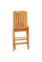 Folding Garden Chairs 2 pcs 47x47x89 cm Solid Wood Teak - 5