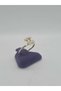 Cherry Fruit Model Steel Children's Ring with Enamel Embroidery, Yellow Gold Color Plated, Adjustable Size - 2