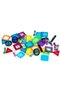 Set de construcții magnetice 2D și 3D, 48 de piese - 5