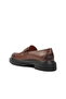 Brown Patent Leather Genuine Leather Men's Loafer Shoes Premium - 4