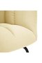 Scaun balansoar, crem, material textil - 5
