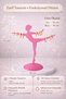 Ballerina Design Jewelry Stand Jewelry Organizer Necklace Hanger Desktop Ring Earring Organizer Purple - 4