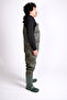 Chest Boots Hunter Fisherman Overalls Boots Khaki 100% Waterproof Guaranteed - 2