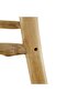Bar Stool Goatskin Leather and Solid Teak Wood - 8