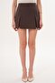 Women's Double Slit Detailed Mini Short Skirt 260319 - - 3