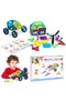 Set de construcții magnetice 2D și 3D, 48 de piese - 3