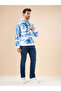 Tie-Dye Hooded Three Thread Fleece Sweatshirt - 5
