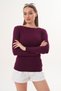 Women's Boat Neck Blouse with Gathered Side Detail 260276 - 265075 - 2
