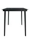 5 Piece Garden Dining Set Brown and Black - 6
