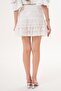 Women's Embroidered Layered Short Skirt 260244 - - 5