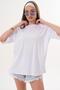 Women's Back Print Detailed Crew Neck Oversized T-Shirt 260337 - 2