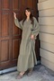 Women's Summer Lined Maxi Muslin Woven Dress - 5