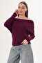 Women's Boat Neck Bat Sleeve Blouse 260277 - - 3