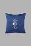 Cushion Cover 45X45 Marine Embroidered Sea Horse Pattern Water-Repellent Outdoor K Linen White B Piped Boat Garden - 7