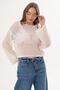 Women's Ribbon Embroidered Mesh Knitwear Knitted Sweater 260476 - 265274