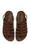 167208.Z6Fx Tan Women's Flat Shoes Sandals - 4