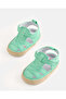 Baby Green Strappy Pram Shoes - 3