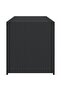 Garden Storage Box Black 283L Poly Rattan - 4