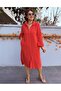Sırtı Piped Muslin Tunic/Dress Pomegranate Flower - 2