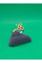 Cherry Figured Colorful Steel Children's Ring with Enamel Embroidery, Yellow Gold Color Plated, Adjustable Size - 3