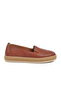 Tan Genuine Leather Women's Casual Shoes