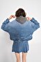Yıpratmalı Denim Mont - 4