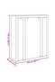 Fabric Wardrobe with Compartments and Rods 45x150x176 cm Black - 3