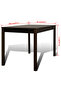Dining Set 5 Pieces Pine Wood Brown - 6