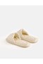Women Ivory Embossed Slippers - 3