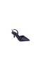 Ceylan 93 Women's Black Closed Toe Open Back Stiletto Heel U Evening Dress Shoes - 4
