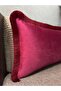 Imported İ Silk a Velvet Business Rotten Color Püs Tasseled Rlent Kilifi 30X50 - 7