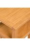 End Table with Magazine Shelf 27x35x55 cm Solid Oak Wood - 5