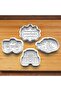 Monster Truck Set of 4 Cookie and Sugar Dough Molds