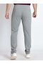 Basic Regular Fit Grey Melange Track Pant - 3