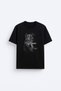 Turkish Bozkurt Kurt Printed Crew Neck Black T-Shirt for Adults and Children