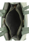 Women Green Wavy Patch Color Block Tote Bag - 5