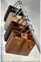 Women's 3-Compartment Long Strap Shoulder Bag Powder Color - 3