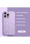 iPhone 15 Pro Max Compatible Star Patterned Liquid Silicone Case, Full Protection, Soft, Non-Slip - 3