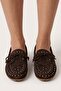 Jami̇ Trok Detyali Genuine Leather Leather Din Babe Ballet Flats and - 3