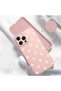 iPhone 15 Pro Max Compatible Plain Star Patterned Liquid Silicone Case, Full Protection, Soft