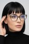 Blue Light Protection Metal Strappy Transparent Smoked Women's Screen Glasses