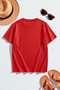 Unisex Orchid Printed Oversize T-shirt - 2