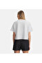 Ua Rival Boxy Tee Solid Gray Women's T-Shirt 6011064-023 - 2