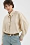 Women's Long Sleeve Design Shirt with Hand Embroidery Detail on the Front - 2