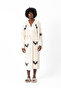 100% Cotton Natural Dragon Printed Muslin Kimono, Kaftan, Dressing Gown - 2