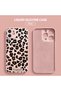 iPhone 14 Pro Max Compatible Classic Leopard Printed Pack Liquid Silicone Case, Comfortable Touch - 5