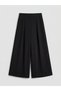Peak New Season Women's Pleated Fabric Trousers with Elastic Waist
